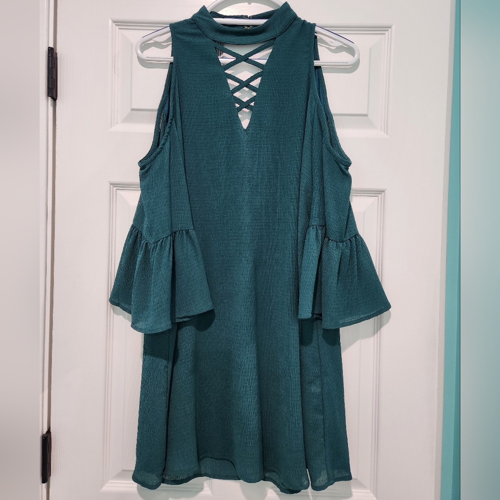 Entro Boutique Green Dress Size Small